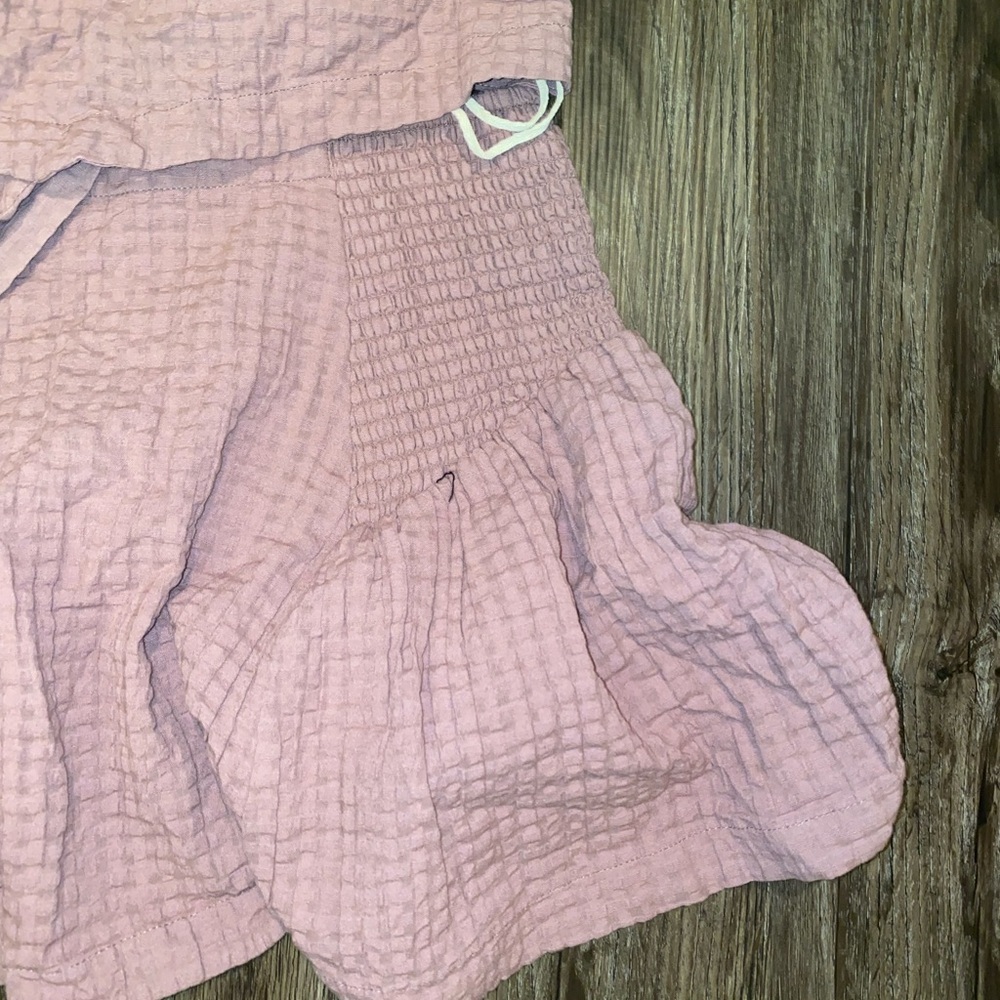 FREE PEOPLE free-est - Drew Pucker Check Skirt Set L - Picture 4 of 9